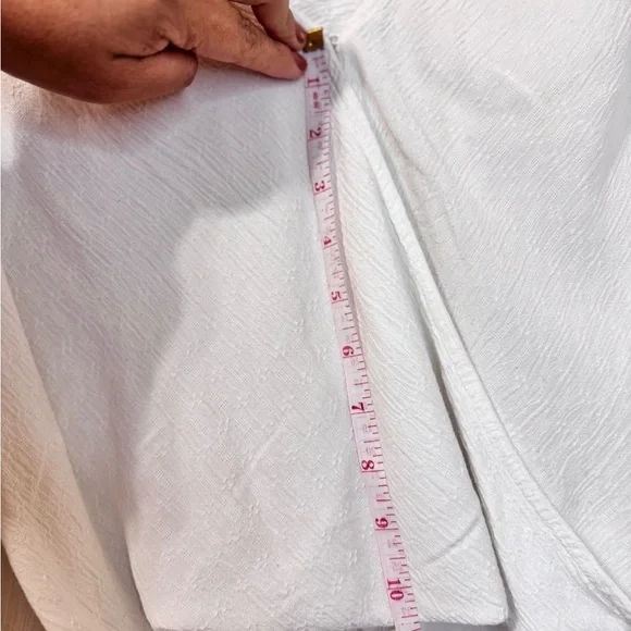 American Eagle Outfitters White Wrap Blouse size M - Picture 9 of 12